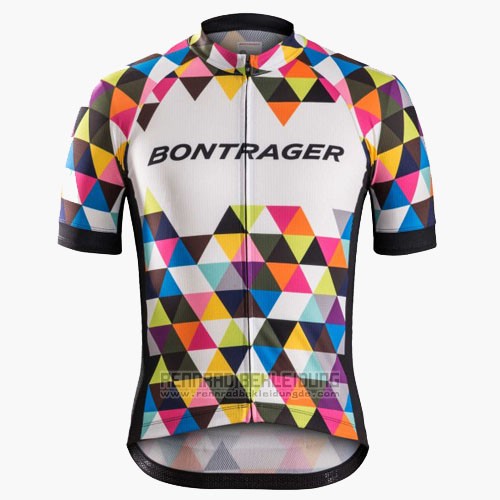 2016 Fahrradbekleidung Trek Bontrager Shwarz und Wei Trikot Kurzarm und Tragerhose